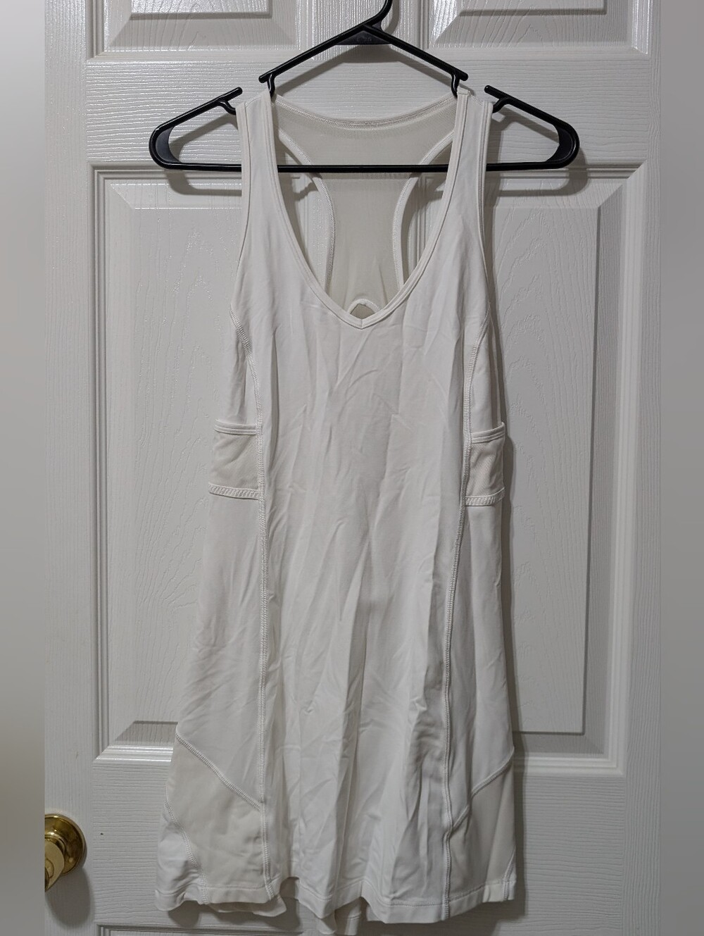 Lululemon Women’s White Racerback Ace Tank Dress Size 8